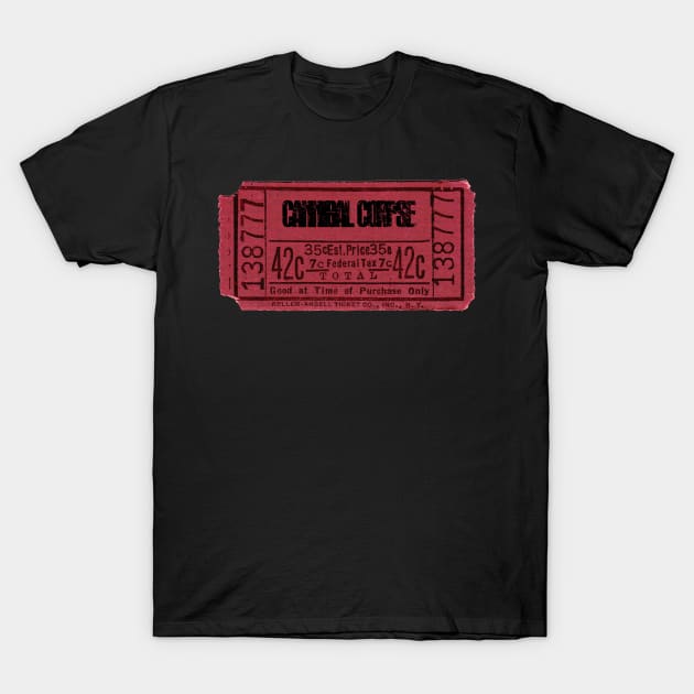 Cannibal Corpse ticket T-Shirt by Halloween at Merryvale